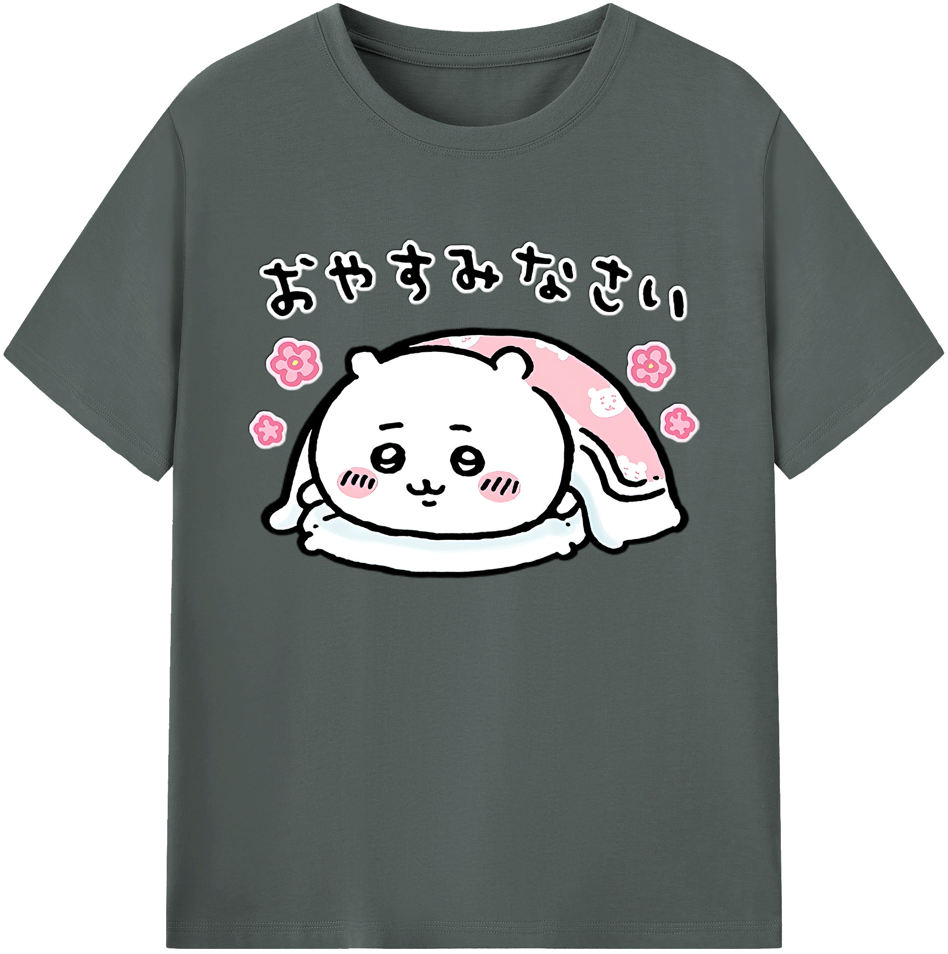 （画像用） ちいかわ ちいかわ Chii-kawa chiikawa 綿100％ メンズ半袖Tシャツ｜肌触りやわらか＆通気性